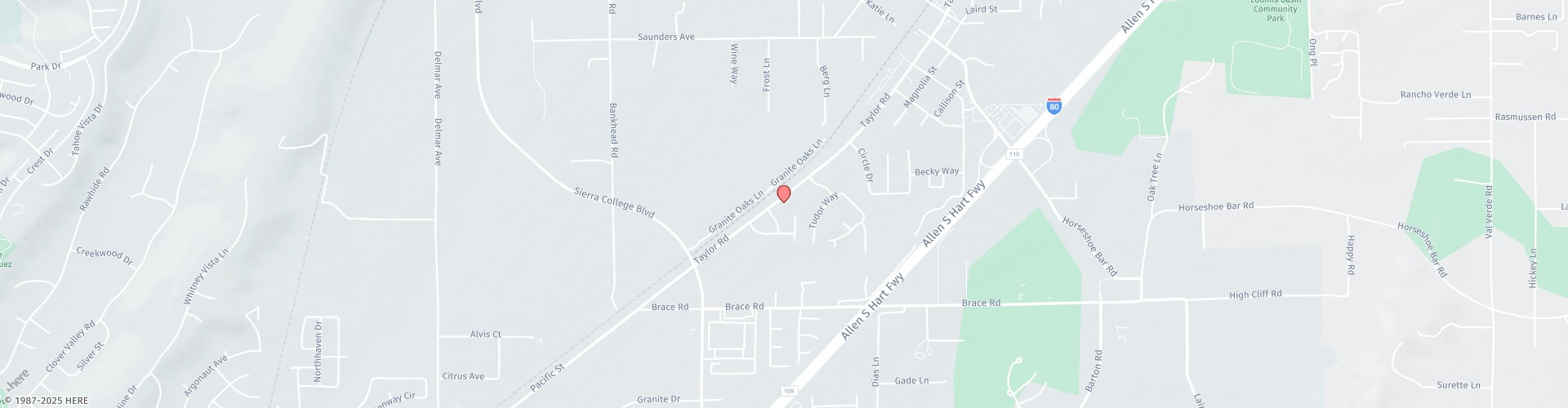 Location Map: 3875 Taylor Road Loomis, CA 95650